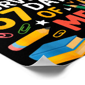 Poster My Teacher Survived 67 Days Of School Funny 6-7 67 (Coin)