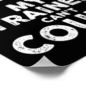 Poster My Trainer Can't Count Funny Gym Workout Long Slee (Coin)