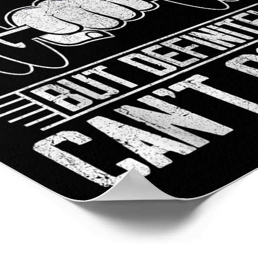 Poster My Trainer Is Awesome But Definitely Can't Count  (Coin)