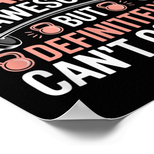 Poster My Trainer Is Awesome But Definitely Can't Count (Coin)