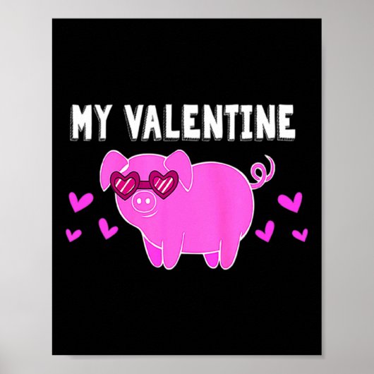 Poster My Valentine G Farmer Pet Owner Love Valentines (Devant)