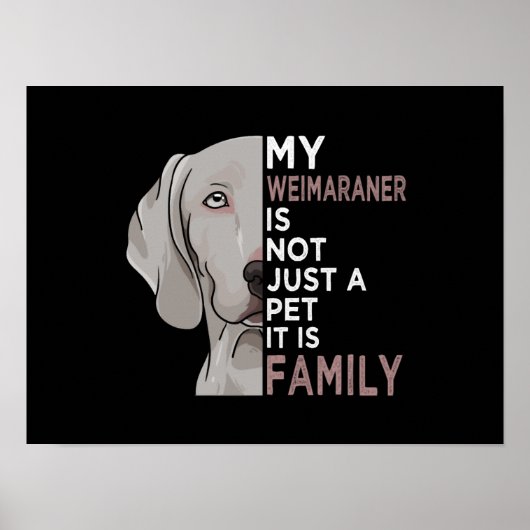 Poster My Weimaraner (Devant)