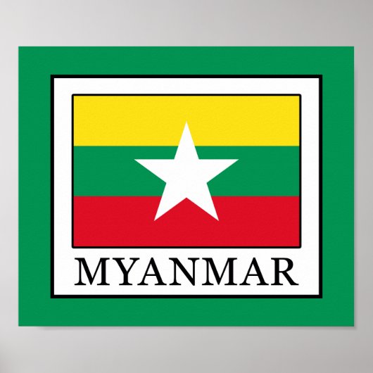 Poster Myanmar (Devant)