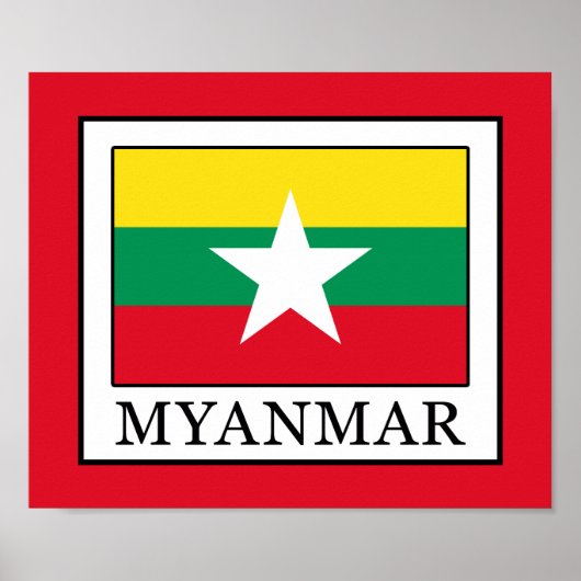 Poster Myanmar (Devant)