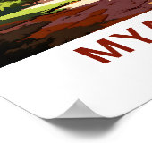 Poster Myanmar Asie Imprimer (Coin)