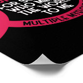 Poster Myélome Multiple Sensibilisation Je Porte La Bourg (Coin)