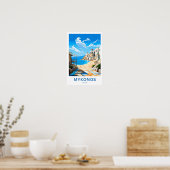 Poster Mykonos Grèce Imprimer (Cuisine)