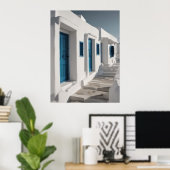 Poster Mykonos Grèce Travel (Bureau à domicile)