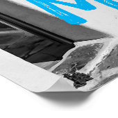 Poster Mykonos Grèce Travel - Church Cafe Europe Tourisme (Coin)