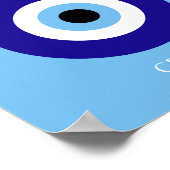 Poster Mykonos Muse, Bleu (Coin)