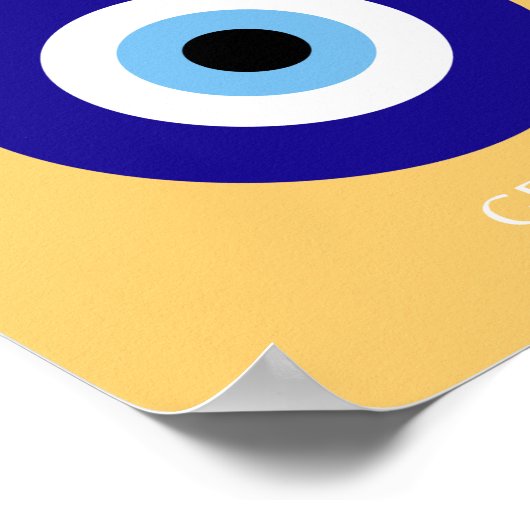 Poster Mykonos Muse, Jaune (Coin)