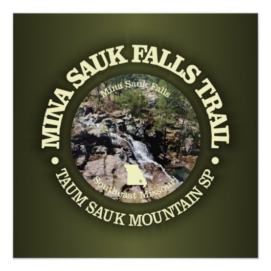 Poster Myna Sauk Falls (rd) (Devant)