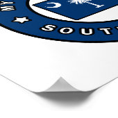 Poster Myrtle Beach Caroline du Sud (Coin)