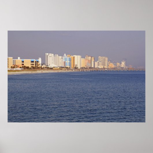 Poster Myrtle Beach, Caroline du Sud (Devant)