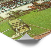 Poster Myrtle Beach, carte postale SC des années 60 (Coin)