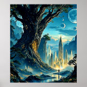 Poster Myssel Tree City Dreamscape (Devant)