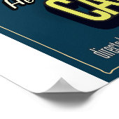 Poster Mystère du signe inconnu. Affiche. (Coin)