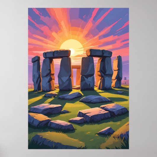 Poster Mystères de Stonehenge (Devant)