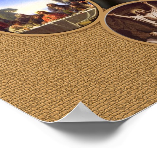 POSTER MYSTÉRIES DU SAINT ROSARI, (Coin)