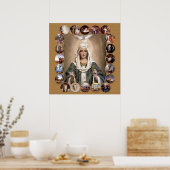 POSTER MYSTÉRIES DU SAINT ROSARI, (Cuisine)