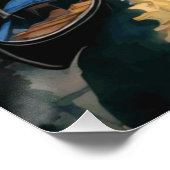 Poster Mystérieusement beau coucher de soleil à Venise (Coin)