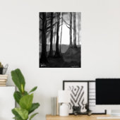 Poster Mystérieux (Bureau à domicile)