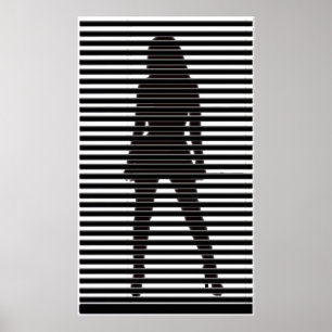 Poster Mysterious Female Sihouette