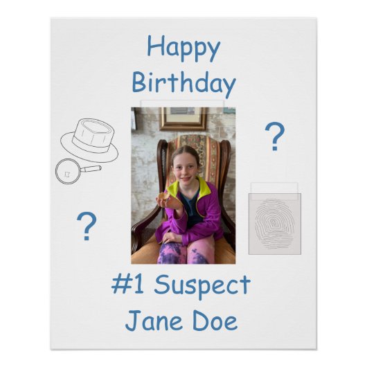 Poster Mystery Crime Résoudre la Commission des preuves A (Devant)