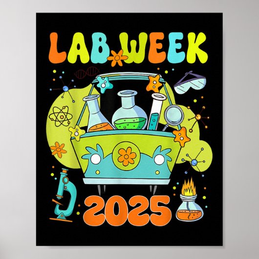 Poster Mystery Machine Of Diagnostics Lab Week 2025 Med L (Devant)