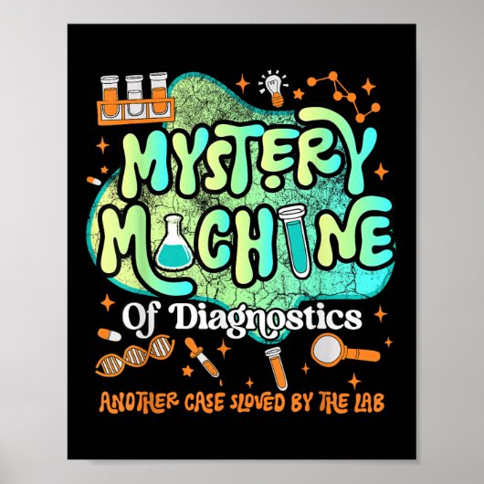 Poster Mystery Machine Of Diagnostics Lab Week 2025 Med L (Devant)