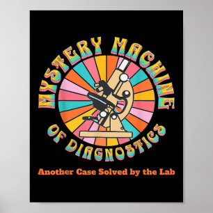 Poster Mystery Machine Of Diagnostics Retro Lab Week 2025