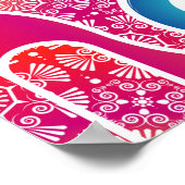 Poster Mystic hamsa : design harmonieux. (Coin)