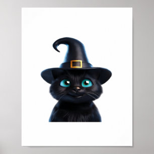 Poster Mystic Kitty - Halloween Chat classique T-shirt