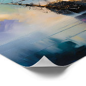 Poster Mystic Tall Ship in Fog – Dreamlike Nautical Paint (Coin)