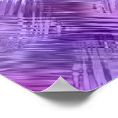 Poster Mystic Topaz Blue Glassy Texture (Coin)