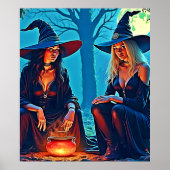 Poster Mystic Witches Cauldron Spellbound (Devant)