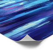 Poster Mystic woman under full moon reflections art (Coin)