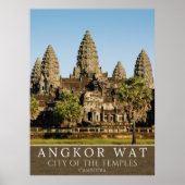 Poster Mystical Angkor Temples – Cambodia (Devant)
