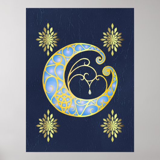 Poster Mystical Celtic Moon (Devant)