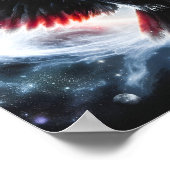 Poster Mystical Cosmic Celestial Owl (Coin)