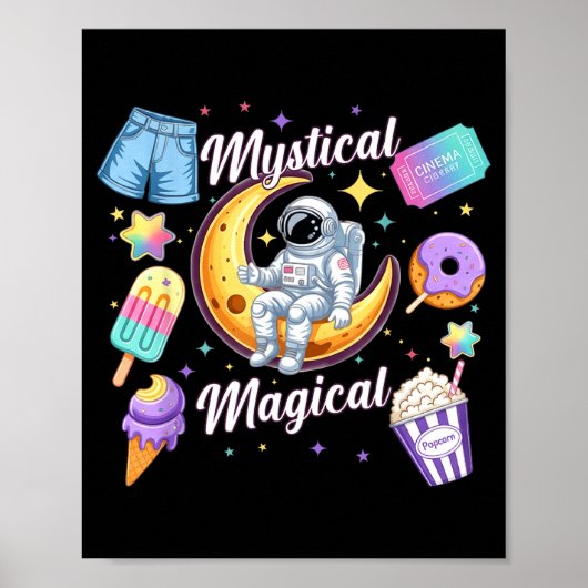 Poster Mystical Magical Retro Aesthetic Space Men Women K (Devant)