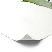 Poster Mystical Sunset Cat Double Exposure Watercolor (Coin)