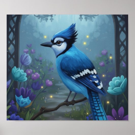 Poster MysticBlueJay (Devant)