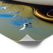 Poster Mystique Ethérée Belles femmes avec des larmes d'o (Coin)