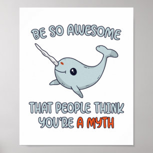 Poster Mythe Narwhal
