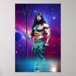 Poster Mythes et légendes : Poseidon