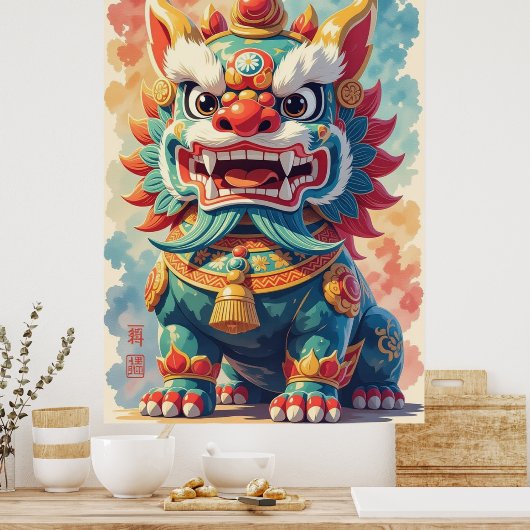 Poster Mythical Shisa (Cuisine)