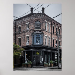Poster N° 354 rue King Est 1 Version couleur