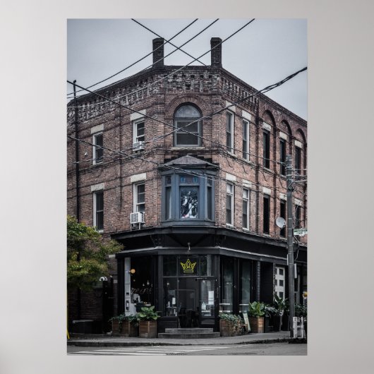 Poster N° 354 rue King Est 1 Version couleur (Devant)