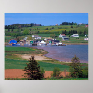 Poster N.A. Canada, Île-du-Prince-Édouard. Les bateaux 
